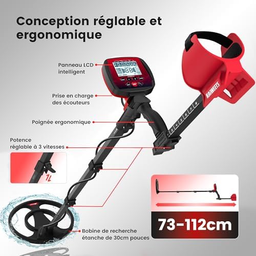 Vue 3 de Kaiweets Detecteur De Metaux