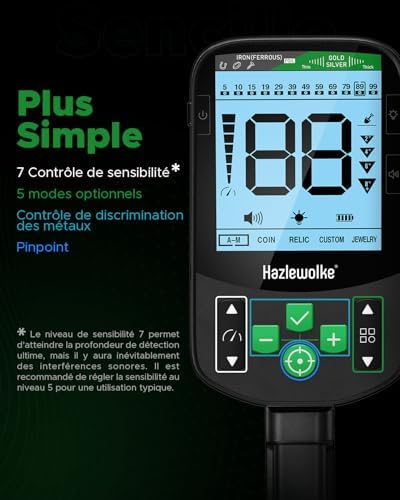 Vue 6 de Cm Max Profondeur Detecteur