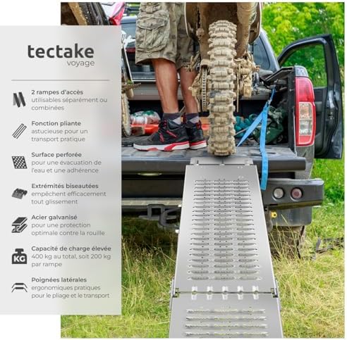 Vue 2 de Tectake Rampe Dacces