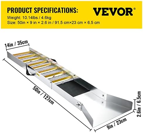 Vue 7 de Vevor Rampe Dorpaillage Pliante