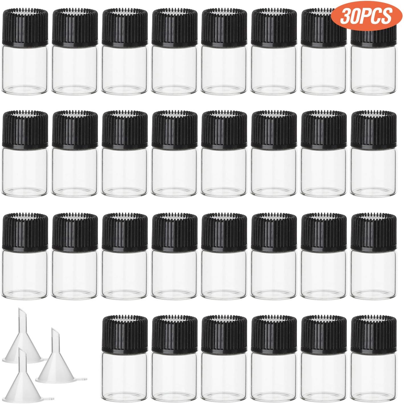 Vue 1 de Lot De Flacon Transparent