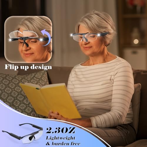 Vue 2 de Nzqxjxz Loupe Frontale Led