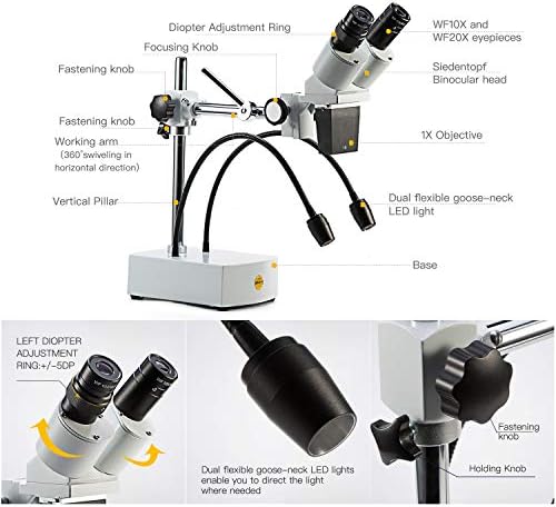 Vue 3 de Swift Ss Microscope Stereo