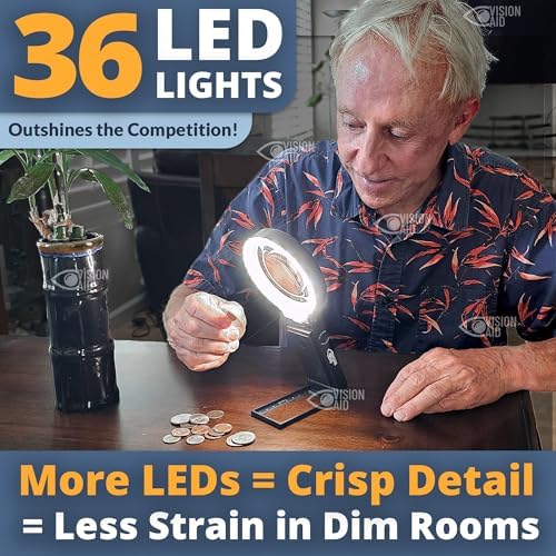 Vue 3 de Loupe Mains Libres