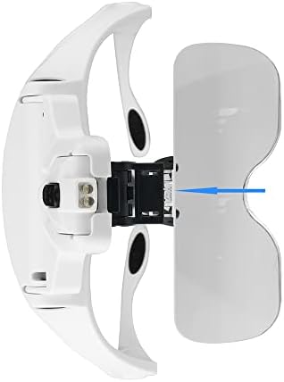Vue 7 de Lunette Loupe Avec Led