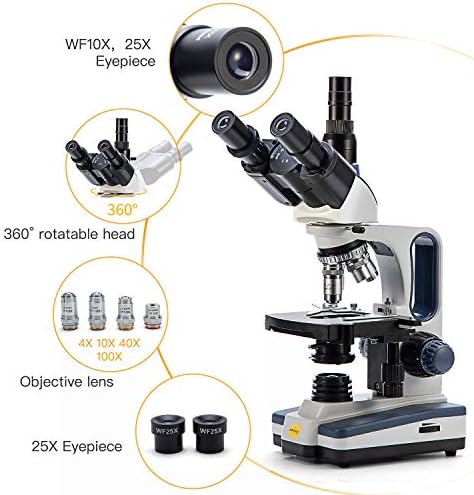 Vue 3 de Swift Microscope Compose Trinoculaire