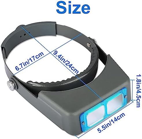 Vue 3 de Loupe Frontale Loupe Professionnelle