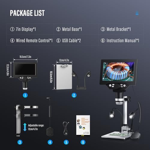 Vue 6 de Microscope Numerique Couleeur Hauteur