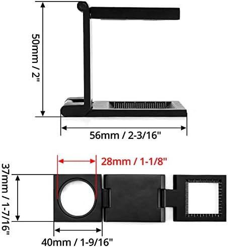 Vue 7 de Qwork Loupe De Table