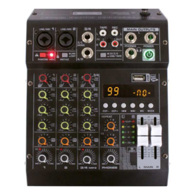 EASTAR SERIES F4DSP Audio Mixer 4 Channel for Stage Live Studio Stereo Recording DJ Stage Powered Sound Mixer - Buy in Patna Bihar