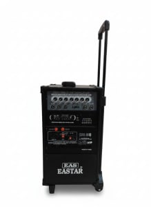 Eastar CUBE 88 Double 8-Inch Trolley Speaker with Wireless Mic & Bluetooth (80W) - Buy in Patna Bihar