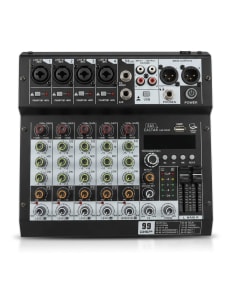 EASTAR EAS-F6DSP  6-Channel Professional Audio Mixer with 99 DSP Effects & Bluetooth - Buy in Patna Bihar