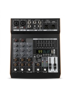 Eastar VR4 4-Channel Professional Audio Mixer with 99 DSP Effects, Bluetooth & USB Sound Card - Buy in Patna Bihar