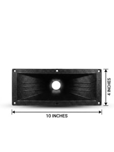 Professional 10x4 Inch Metal Casted DJ Sound Horn Flare (Heavy Duty) - Buy in Patna Bihar