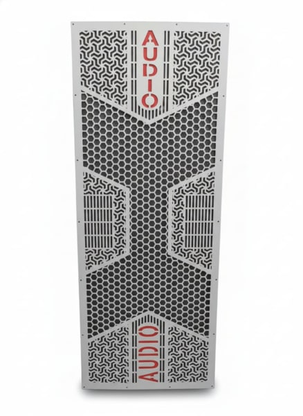 Professional Double 15-Inch CNC Cut DJ Speaker Grill - Premium audio x Pattern