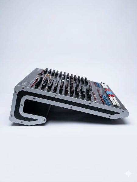 EASTAR EAS-1240 Professional 12 Channel Audio Mixer with Bluetooth, USB & DSP Effects