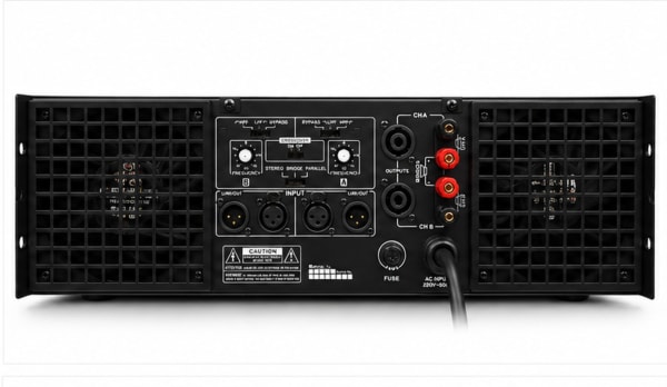 Voxik MT-1601 Professional 2-Channel Power Amplifier with Built-in Crossover