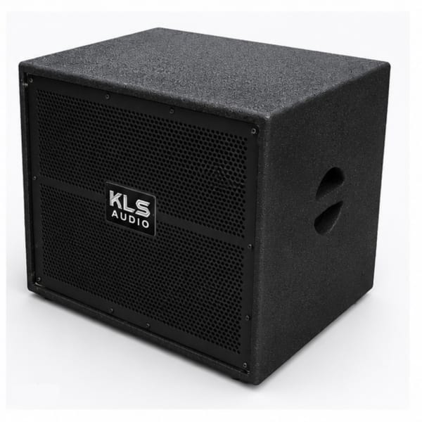 KLS Audio Single 18 Inch Bass Box | 19mm Plywood | Bubble Paint Finish