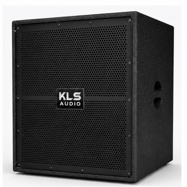 KLS Audio Single 18 Inch Bass Box | 19mm Plywood | Bubble Paint Finish