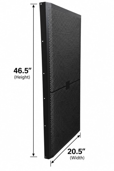 Professional Double 15" Speaker Jali – Black Metal Grill