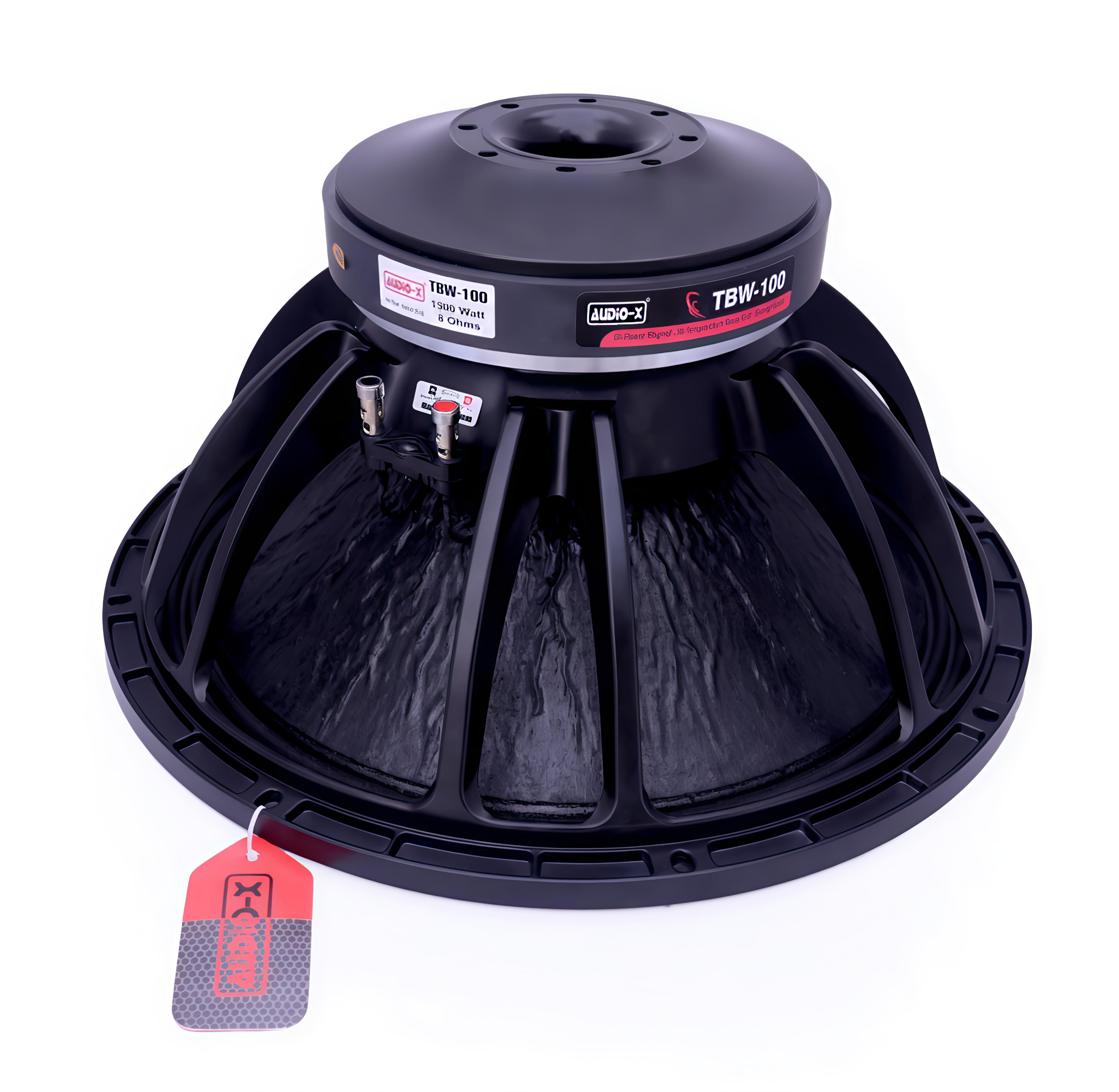 AUDiO-X TBW-100 ( 1500W ) “Ultra High-Performance 114-Inch 1500W RMS Speaker | Y35 Magnet | 4.5’’ Coil | 8Ω Impedance
