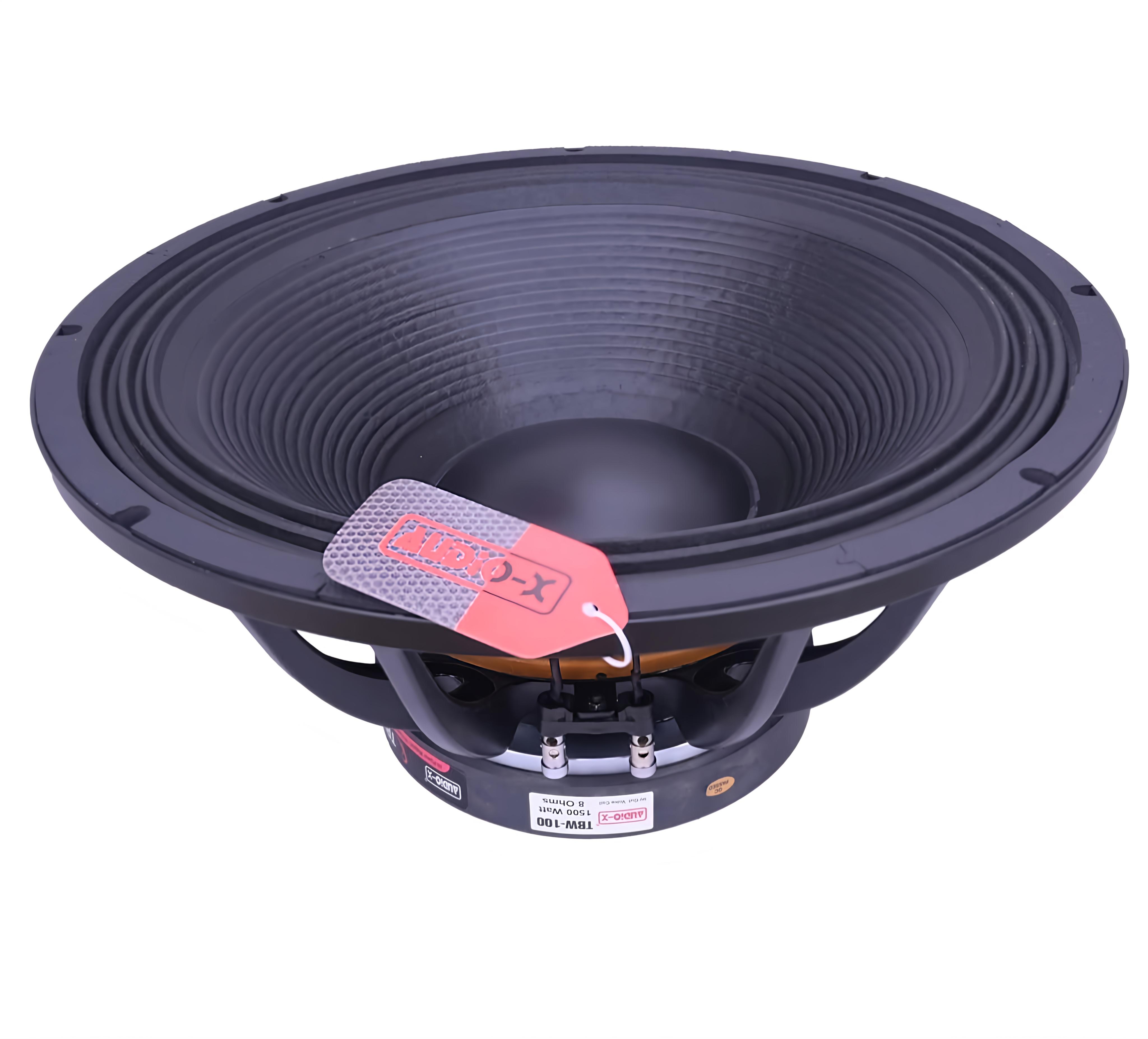 AUDiO-X TBW-100 ( 1500W ) “Ultra High-Performance 114-Inch 1500W RMS Speaker | Y35 Magnet | 4.5’’ Coil | 8Ω Impedance