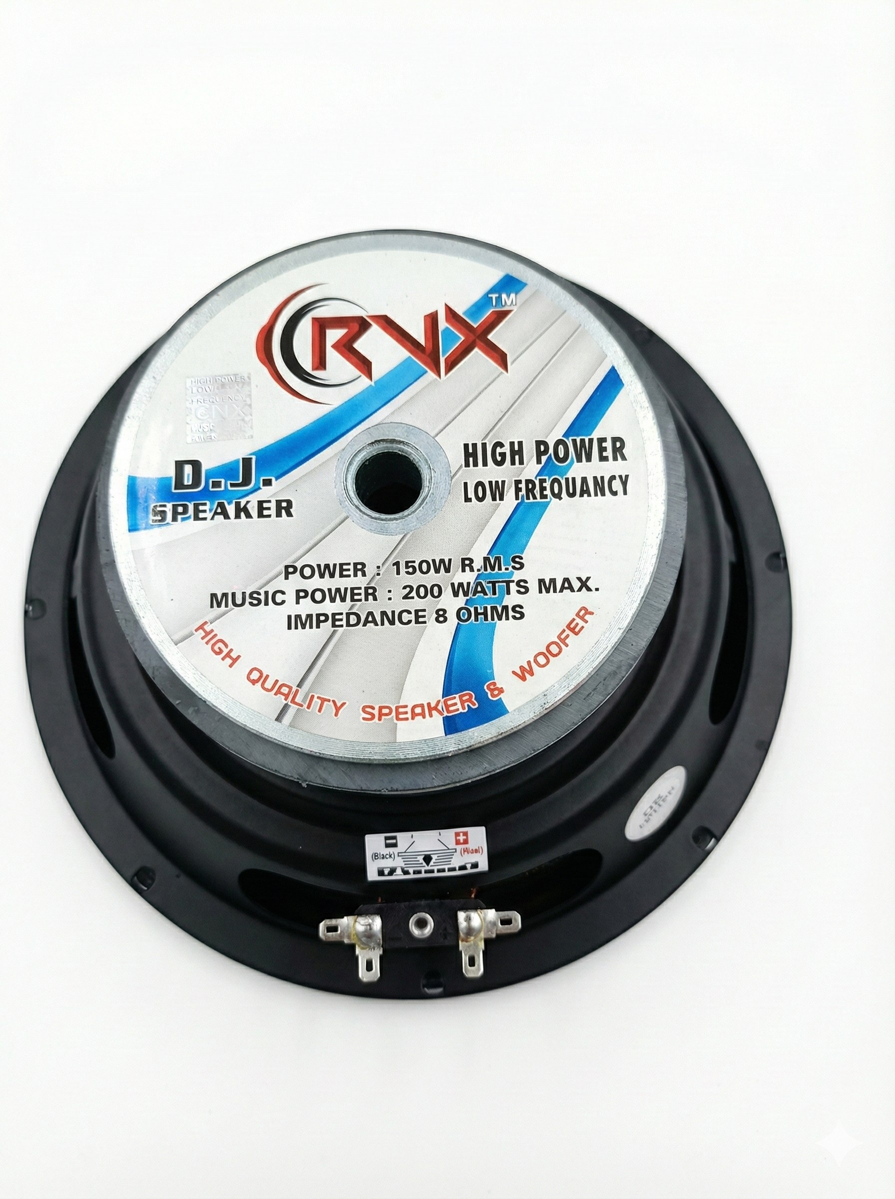 RVX 10-Inch High-Power DJ Subwoofer  - 150W RMS / 8 Ohm