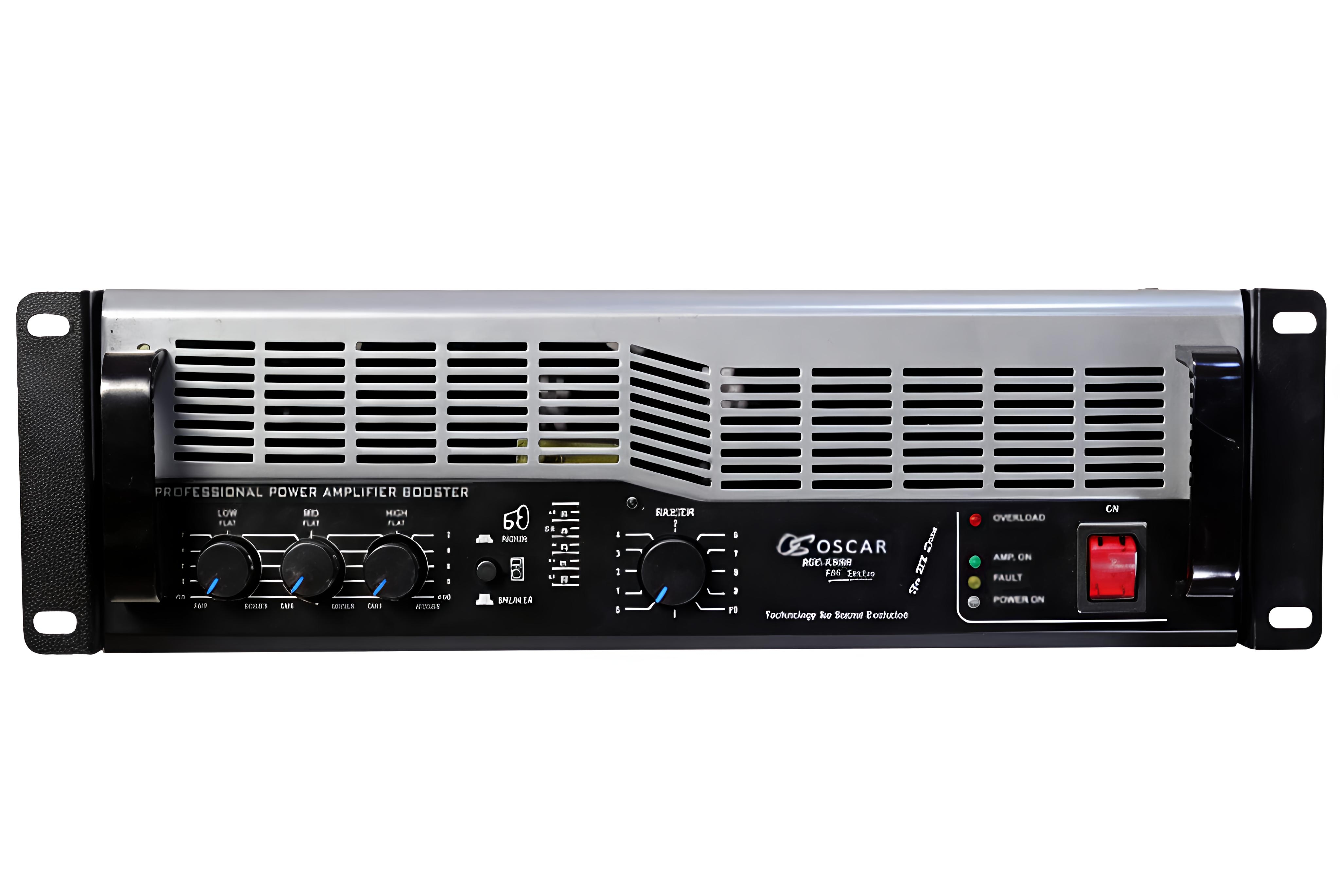 Oscar 1500 Watt DJ Power Amplifier | Model MX-1500 | Heavy Duty PA Sound System