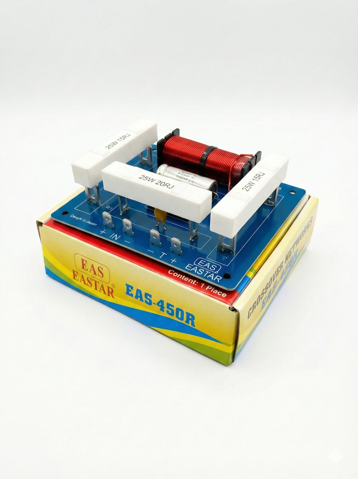 EASTAR EAS-450R Audio Crossover Network Board with PTC Protection & Heavy Duty Resistors
