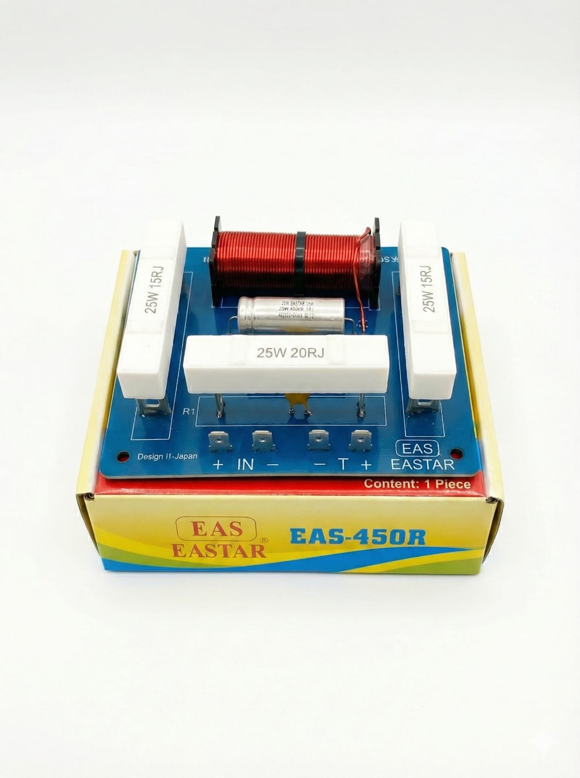 EASTAR EAS-450R Audio Crossover Network Board with PTC Protection & Heavy Duty Resistors