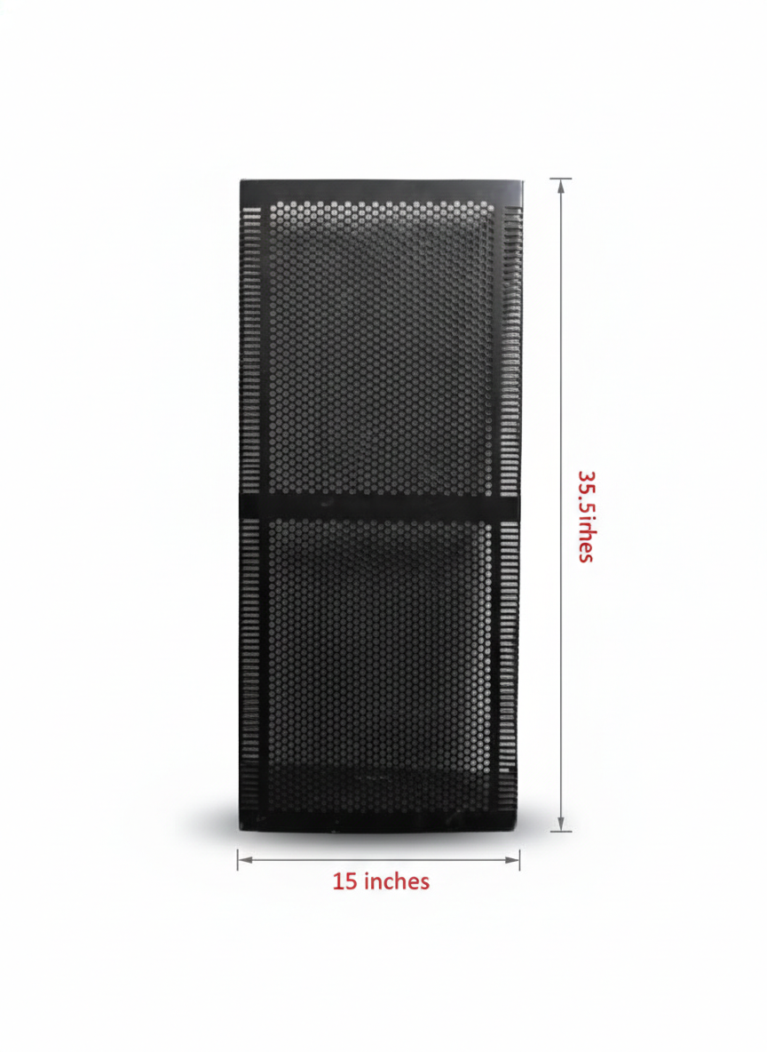 RCF Style Grill / Jali with Grill Cloth for Double 12 Sound Box (35.5 × 15 Inch)