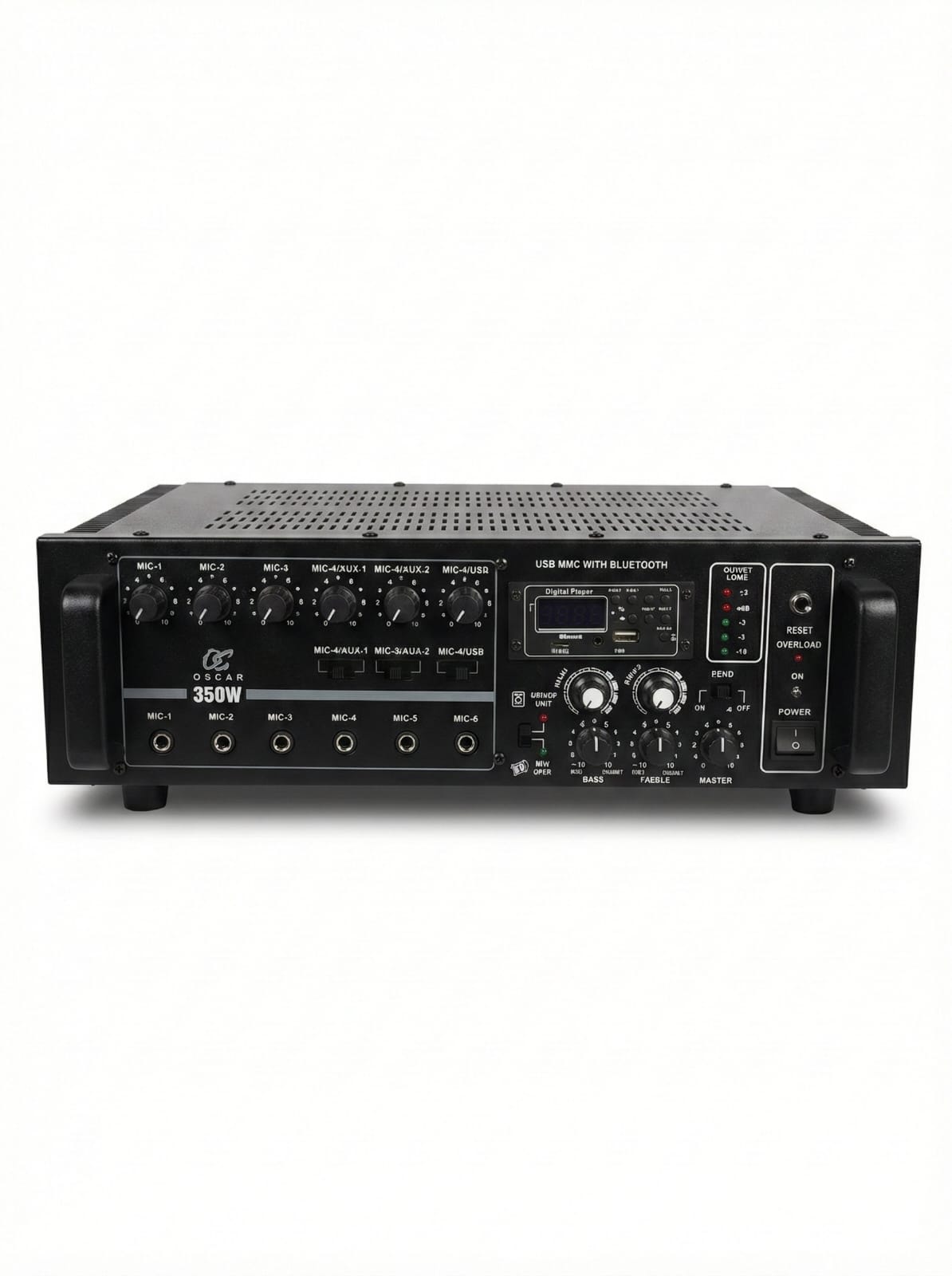 Oscar Professional OCR-350 SDX Echo 350W PA Amplifier with Bluetooth & USB