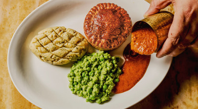 Dishoom teams up with Calum Franklin to launch exclusive Chicken Ruby Pie