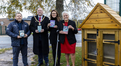 New outdoor library opens in Malinslee