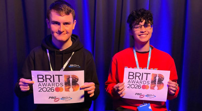 BOA students take centre stage behind the scenes at The BRIT Awards