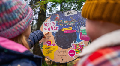 Stick Man brings Christmas magic to the nation's forests with festive winter trail