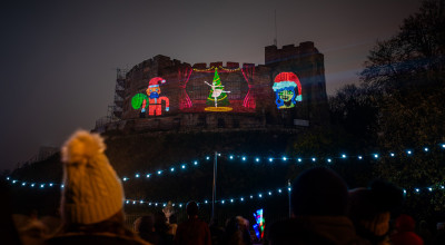 Christmas lights switch ons in Staffordshire
