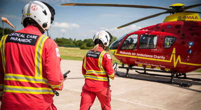 Midlands Air Ambulance Charity reaches record 80,000th mission milestone