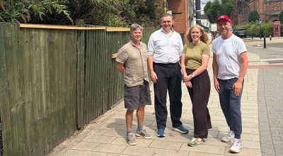 Disused Abbey Foregate land set to bloom into new public park 
