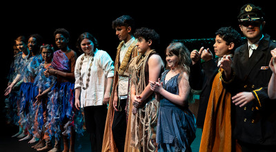 Signing Shakespeare on stage at The Rep