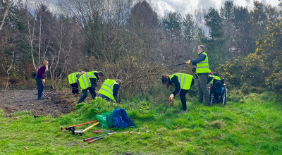 Madeley Academy students make a difference to local nature reserve