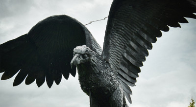 Ironworks promotes conservation with birds of prey sculpture