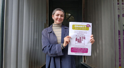 Shropshire Mental Health Support running pop-up charity shop