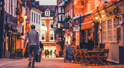 Shrewsbury recorded busiest Christmas since before pandemic