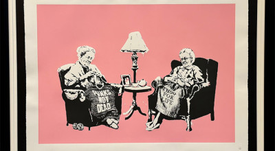 Stratford gallery takes possession of rare Banksy print