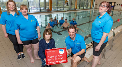 Adults encouraged to dive in as new Swim4Life lessons launch across Telford and Wrekin
