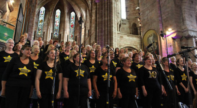 Rock Choir bring The Power of Song to Shrewsbury Abbey