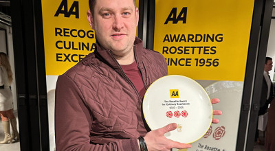 Toffs by Rob Palmer awarded three AA Rosettes