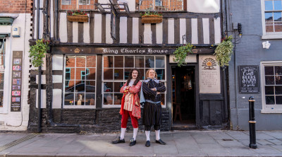 King Charles II and Oliver Cromwell return to Worcestershire
