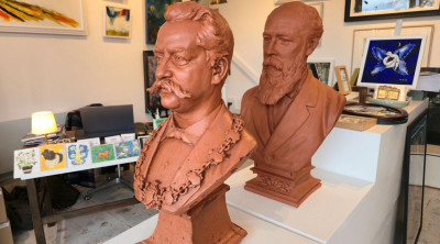 Historic Wedgwood Institute busts return to public view